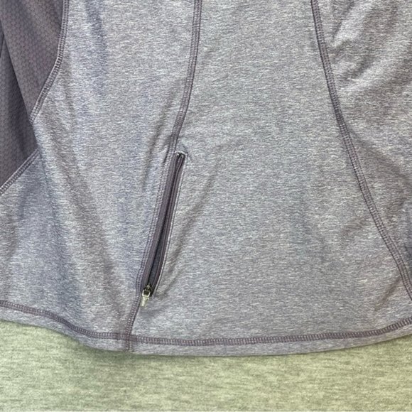 Champion Womens 1 4 Zip Purple Pullover Size Xl Long Sleeve - Picture 6 of 10